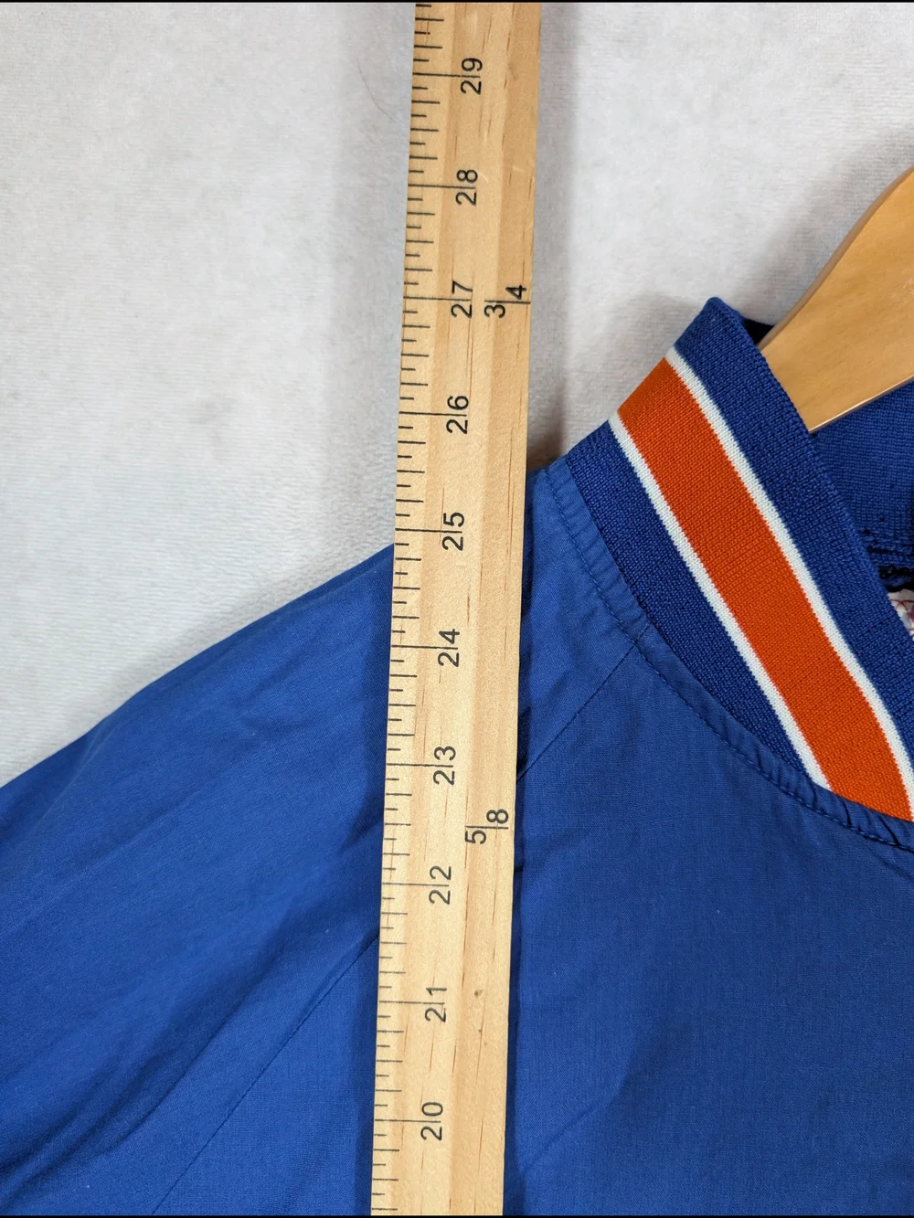 Majestic Authentic Collection New York Mets Blue Pullover Jacket Mens Size XL